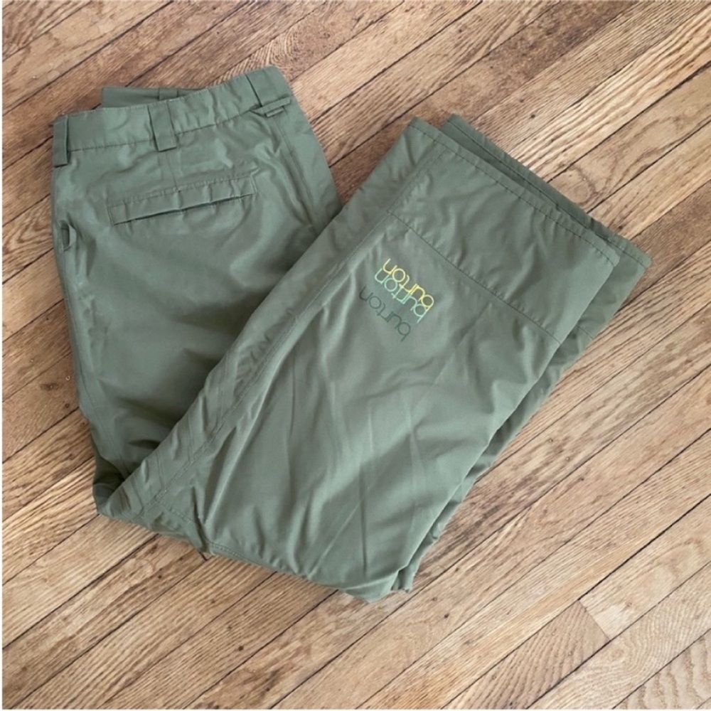 Burton Green Snowboard Pants Womens Small